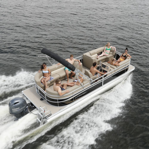 Bateau ponton hors-bord - 22 R - Stardeck by starcraft - open / à console latérale / de ski nautique