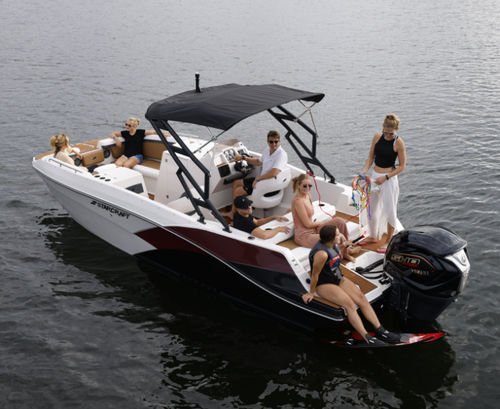 Bay boat hors-bord - SVX OB 231 OB - Stardeck by starcraft - open / à console latérale / bow-rider