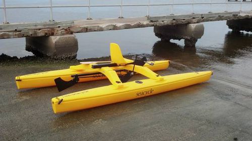 Bateau à pédales monoplace - Seacycle Canada - en plastique