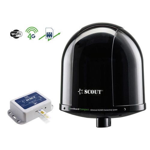 Antenne radio - 4G onBoard Compact Black - Scout S.r.l. - internet / WiFi / 4G