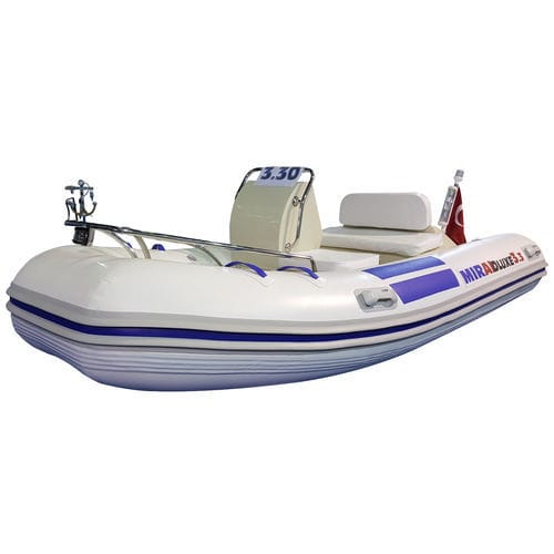 Bateau pneumatique hors-bord - 330 DELUXE - MIRAI - RIB / open / à console latérale