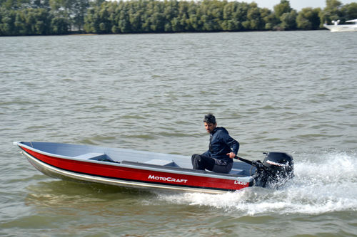 Barque hors-bord - L420 - MOTOCRAFT BOATS SRL - open / en aluminium / max. 4 personnes