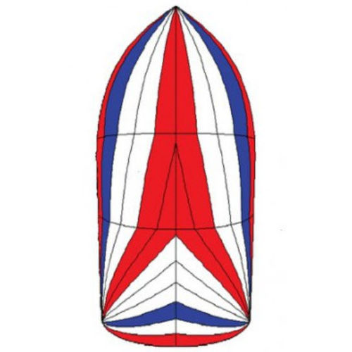 Spinnaker symétrique - SYM0 - Spinnaker One - pour voilier de croisière / coupe tri-radiale / en nylon