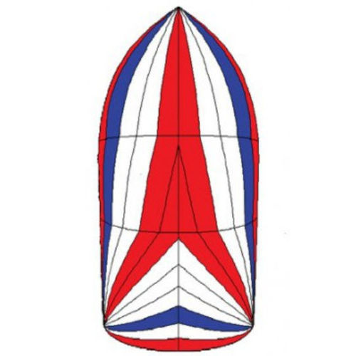 Spinnaker symétrique - SYM14 - Spinnaker One - pour voilier de croisière / coupe tri-radiale / en nylon