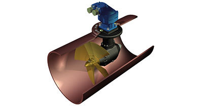 Propulseur azimutal - KT Range - Kort Propulsion - à tunnel / pour navire / hydraulique
