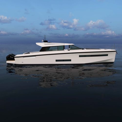 Vedette in-bord - 48 coupé - Delta POwerboats - hors-bord / bimoteur / hard-top