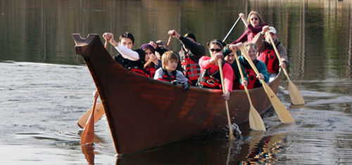 Canoë multiusage - Pacific Dancer - Clipper Canoes - 10 places / 18 places / rouge
