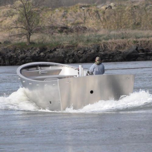 Bateau de pêche professionnelle - 20’ Seine Skiff - Rozema Boats Works - in-bord / en aluminium