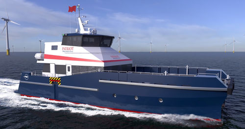 Navire spécial de transport de personnel - IC21118 - Incat Crowther - pour parc éolien / catamaran
