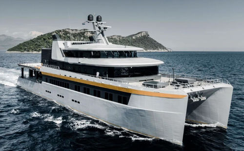 Navire spécial de soutien pour yachts - Nebula - Incat Crowther - en aluminium