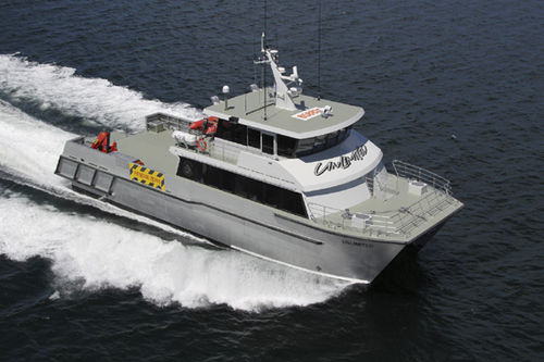 Navire polyvalent catamaran - Outer Limit - Incat Crowther - en aluminium