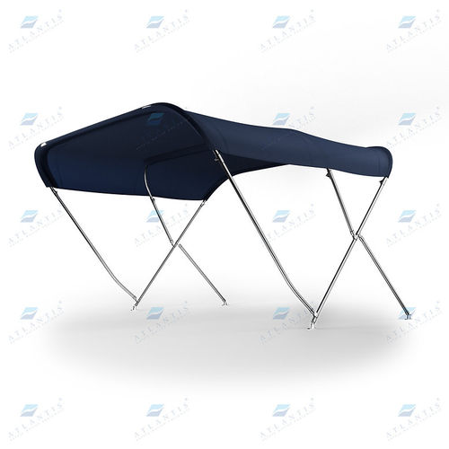 Bimini top pour bateau à moteur - FOLDABLE - Atlantis Italia - pour cockpit / structure en acier inoxydable / en acrylique