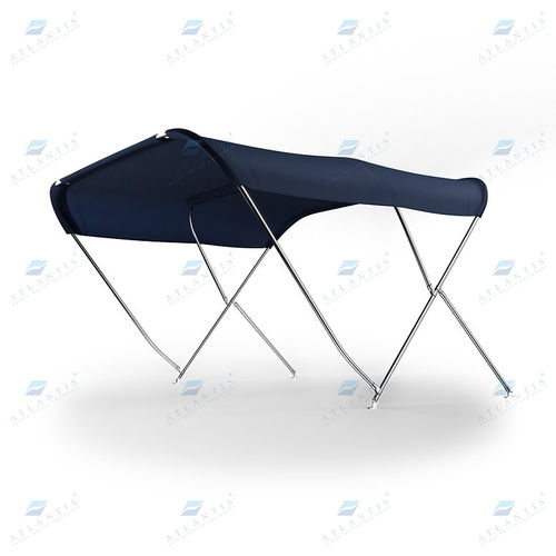 Bimini top pour bateau à moteur - Atlantis Italia - pour cockpit / structure en acier inoxydable / en acrylique