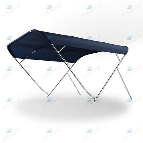 Bimini top pour bateau à moteur - Atlantis Italia - pour cockpit / structure en acier inoxydable / en acrylique