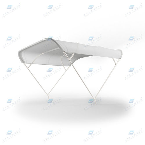 Bimini top pour bateau à moteur - Atlantis Italia - pour cockpit / structure en aluminium / en polyester