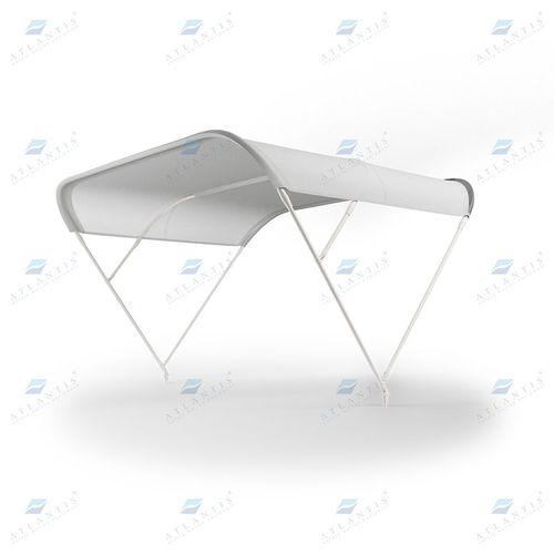 Bimini top pour bateau à moteur - Atlantis Italia - pour cockpit / structure en aluminium / en polyester