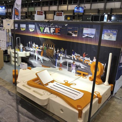 Transat flottant - Relax - TAFF - Modular Floating System - pour yacht / ajustable / en plastique