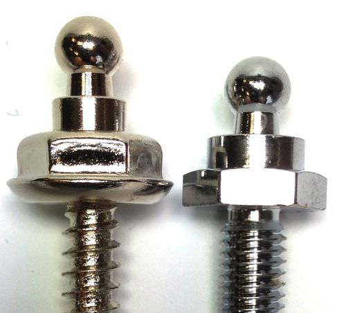 Fermoir pour bateau - LOXX® screws with heightened head - Schaeffertec GmbH - pour housse / mâle / en métal