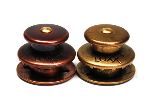 Fermoir pour bateau - LOXX® XL Antique brass and copper - Schaeffertec GmbH - pour housse / femelle / en métal