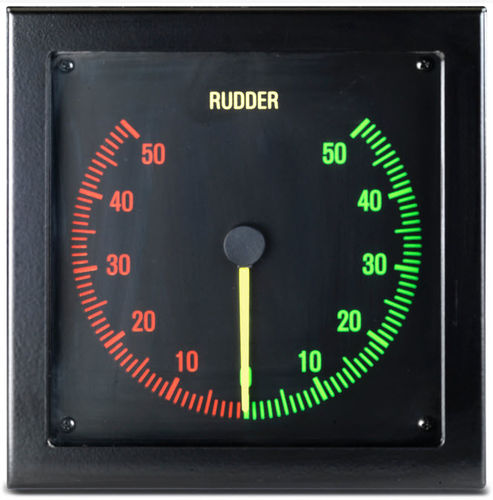 Indicateur pour navire - RANGE - Scana Mar-El as - d'angle de gouvernail / analogique
