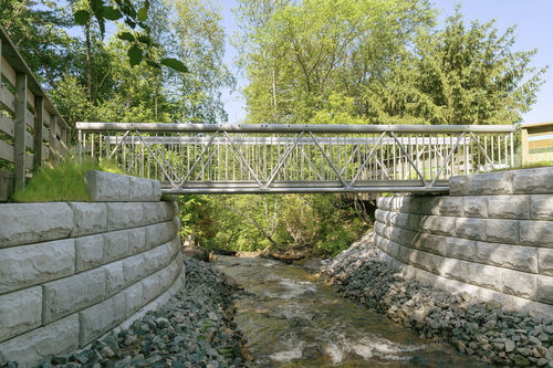 Passerelle nautique - MAADI Group Inc. - en aluminium / avec main courante / en kit