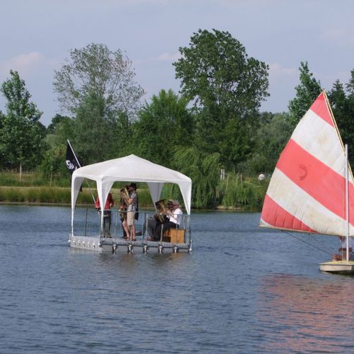 Plateforme flottante - OTTO - pour base de loisirs / pour le secteur événementiel