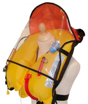 Capuche pour gilet de sauvetage gonflable à usage professionnel - Besto-Redding
