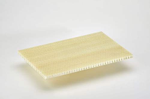 Panneau sandwich pour aménagement de navire - POLISTEP - Cel Components s.r.l.  - nid d'abeille en polypropylène / en polypropylène / fibre de verre