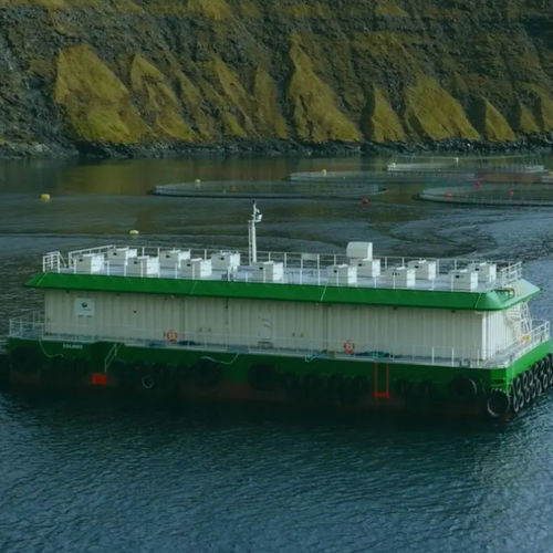 Navire spécial feeder - GroBarge - GroAqua - barge