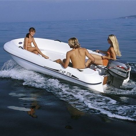 Coque open hors-bord - CAP 370 - RIGIFLEX SAS - de loisir / de pêche