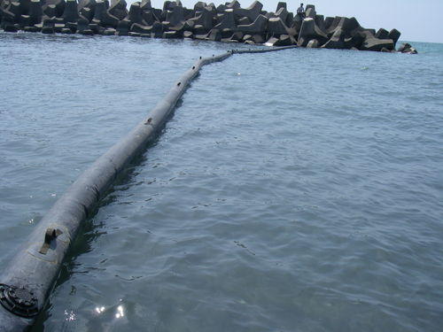 Barrage antipollution - RUBBER - EMPTEEZY - gonflable / pour eau calme