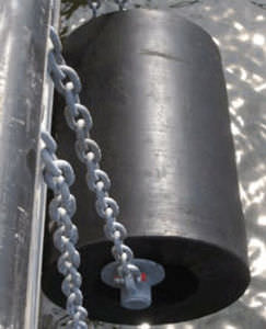 Défense pour port - Qingdao Evergreen Maritime CO.,LTD - de quai / cylindrique / Dropstitch