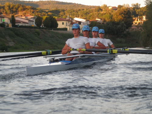 Bateau d'aviron de course - Wing Series - SALANI costruzioni nautiche S.n.c. - quatre de couple / sans barreur