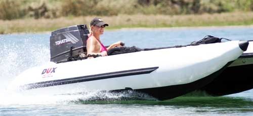 Bateau pneumatique catamaran - SRD-550 - True North Dux - hors-bord / semi-rigide / max. 12 personnes