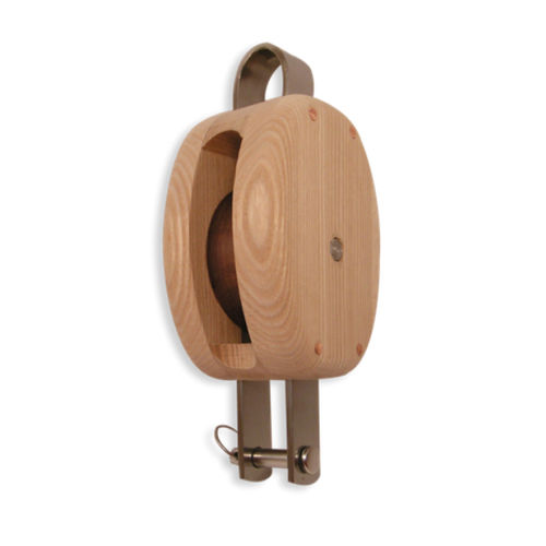 Poulie simple - EYSR series - Esprit Yachting - à ringot / à palier lisse / cordage max. : 12 mm