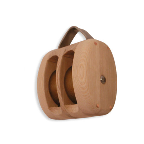 Poulie double - EYD series - Esprit Yachting - à anneau / à palier lisse / cordage max. : 12 mm