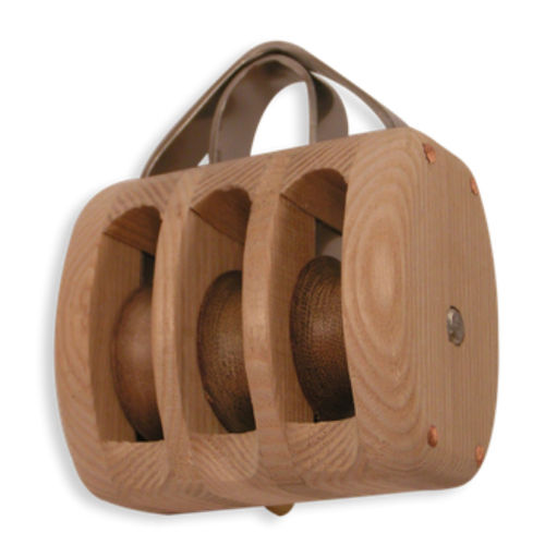 Poulie triple - EYT series - Esprit Yachting - à anneau / à palier lisse / cordage max. : 12 mm