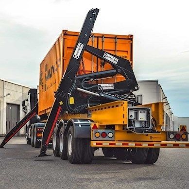 Remorque de manutention - 151 series - Hammar - porte-conteneur / pour terminal portuaire / auto-chargeuse