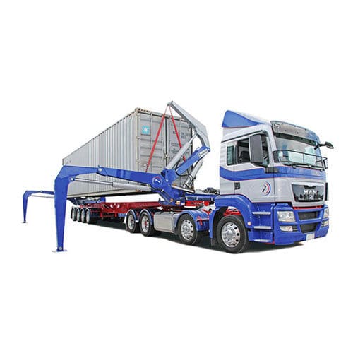 Remorque de manutention - 155 series - Hammar - porte-conteneur / pour terminal portuaire / auto-chargeuse