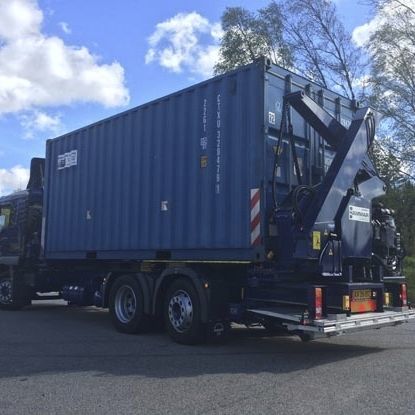 Remorque de manutention - 140 - Hammar - porte-conteneur / pour terminal portuaire / auto-chargeuse