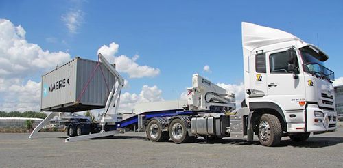 Remorque de manutention - 130 series - Hammar - porte-conteneur / pour terminal portuaire / auto-chargeuse