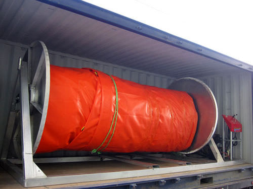 Système de déploiement de barrage anti-pollution - DECKPAK  - Versatech Products