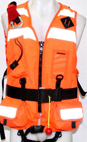 Gilet de sauvetage en mousse - SOS-9929-5 - SOS Marine   - unisexe / avec harnais de sécurité / à usage professionnel