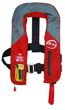 Gilet de sauvetage gonflable automatique - S SERIES  - Leon Sports   - unisexe / avec harnais de sécurité