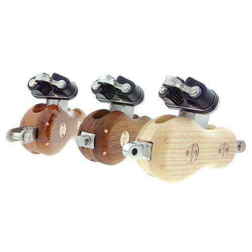 Poulie simple - Fiddle block with Camcleat - Ording Blockmakers - violon / à pontet / ressort / pour voilier traditionnel