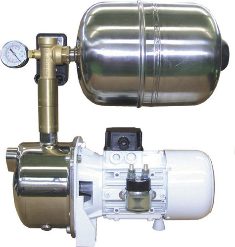Groupe d'eau pompe - J-INOX / 8X - CEM  S.r.l. - accumulateur / pour bateau / pour eau douce