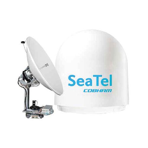 Antenne TV - Sea Tel 120 TVHD - Cobham - satellite / bande Ku / pour bateau