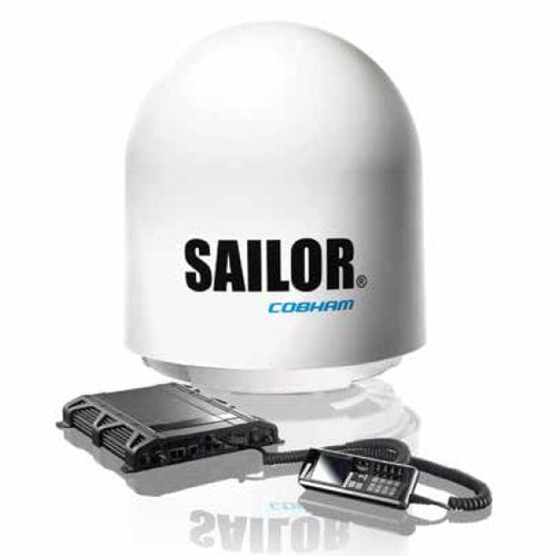 Inmarsat système de communication - SAILOR 500  - Cobham - pour navire / FleetBroadband