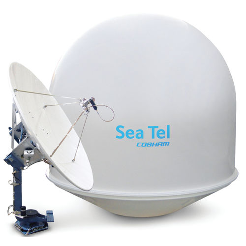 Antenne TV - Sea Tel 6004 - Cobham - satellite / bande Ku / pour bateau
