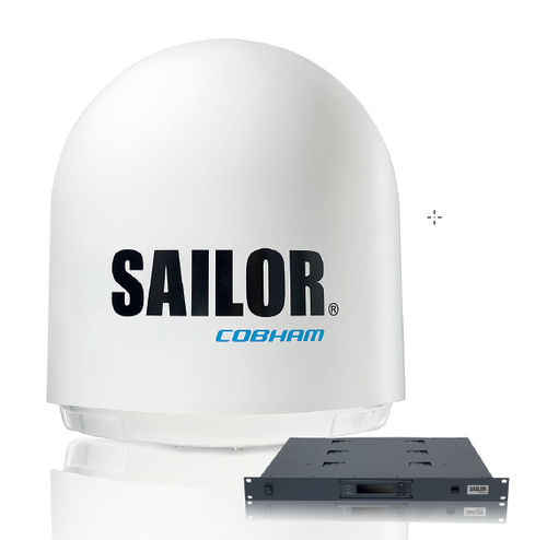 Antenne VSAT - SAILOR 800  - Cobham - Satcom / bande Ku / pour bateau